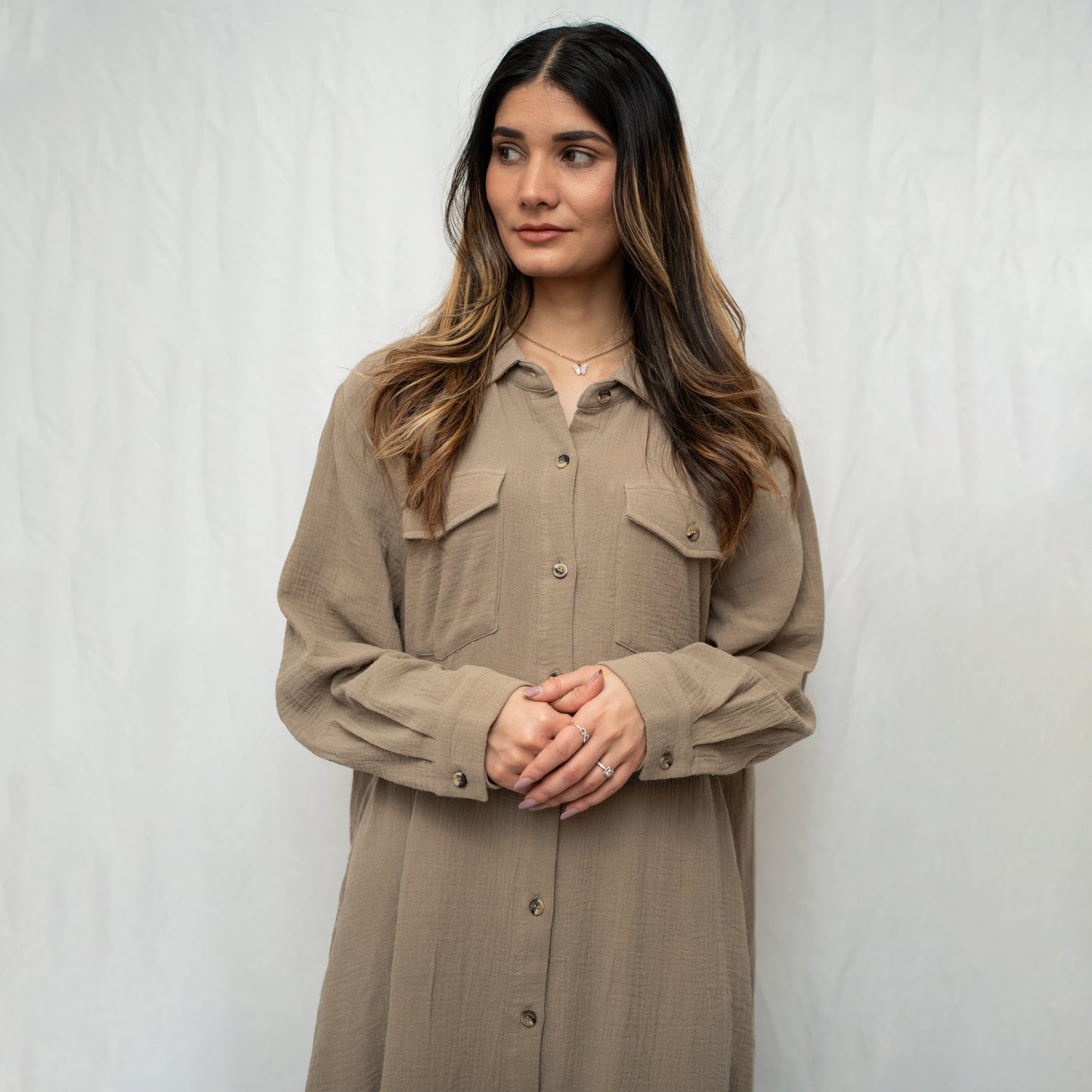 Beige Long Coat
