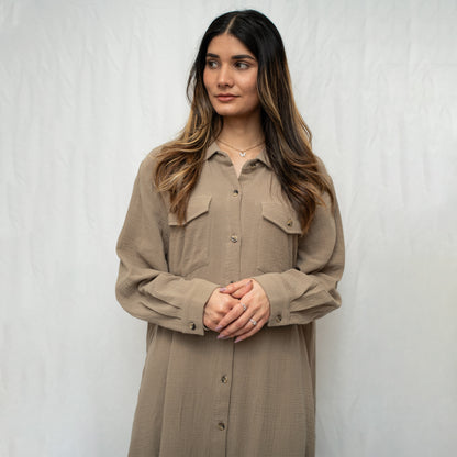 Beige Long Coat