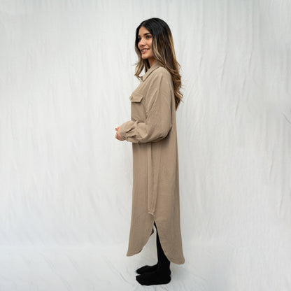 Beige Long Coat