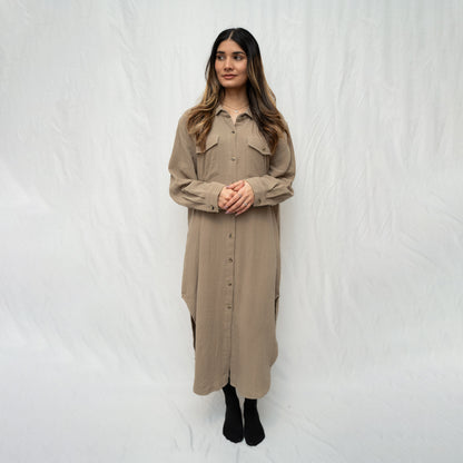 Beige Long Coat
