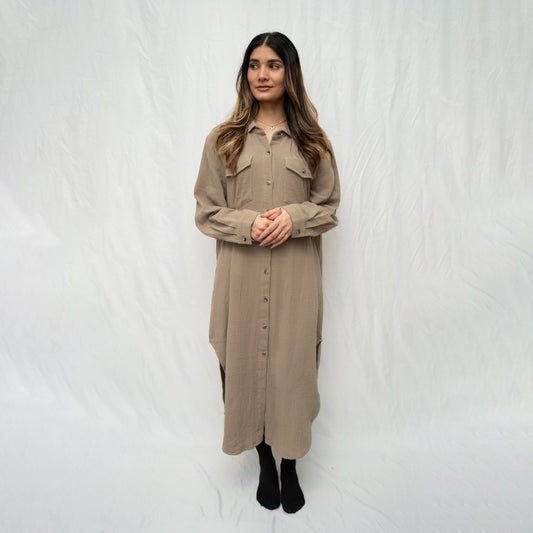 Beige Long Coat